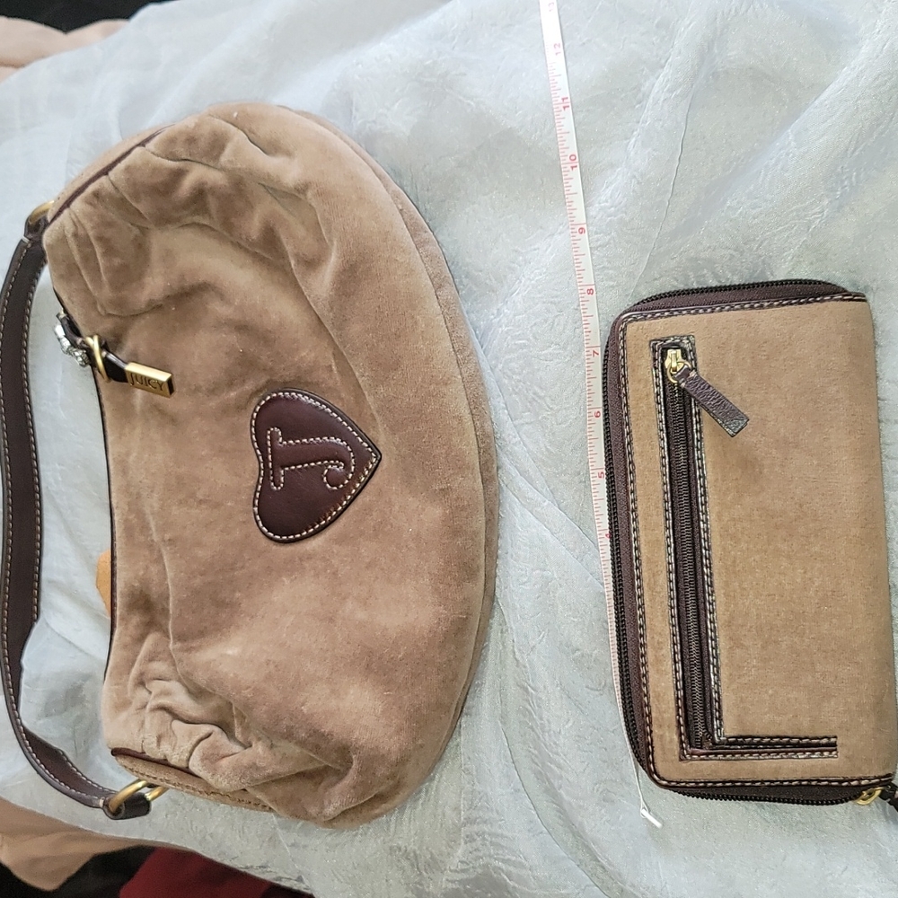 💥NWOT 💥VTG JUICY COUTURE MATCHING BAG AND LARGE WALLET - Picture 3 of 16